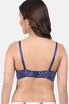 Amour Secret Padded Wired Demi Coverage T-Shirt Bra - Dark Blue — thumbnail 2